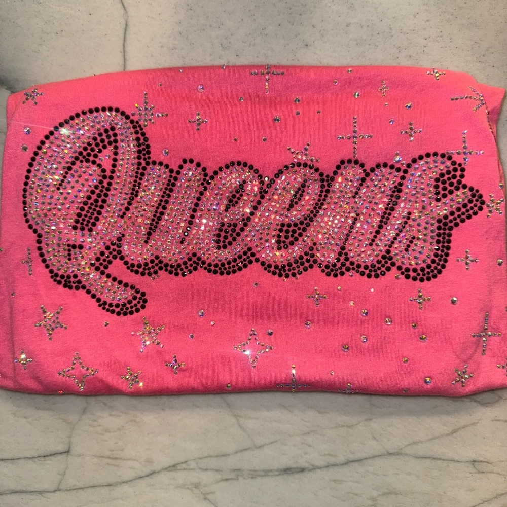 Spirit of Texas cheer - Queens Vibrant Pink Sleeveless Racerback Tank Top